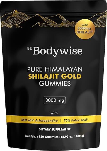Bodywise Shilajit Gold Gummies (120 ct)